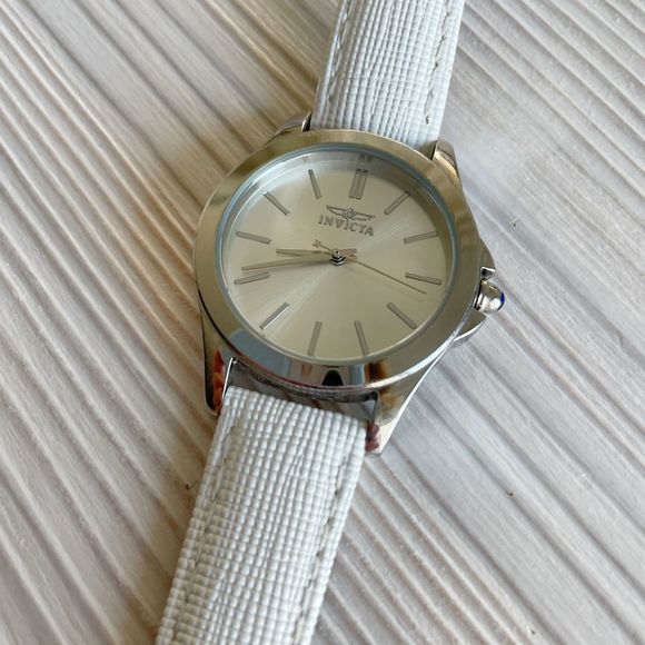 INVICTA Angel Collection Stainless Steel Leather Watch main image 11